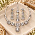 PRIYARA Aurelia Crystal Elegance Necklace Set