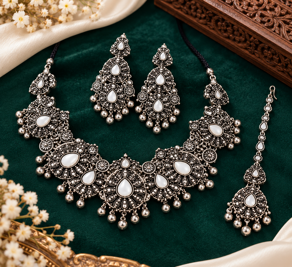 PRIYARA Noorika Heritage Necklace Set
