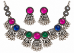 PRIYARA Rangoli Haathi Heritage Necklace Set