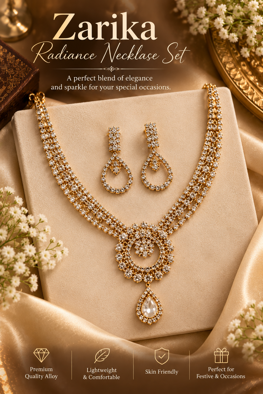 Priyara Zarika Radiance Necklace Set