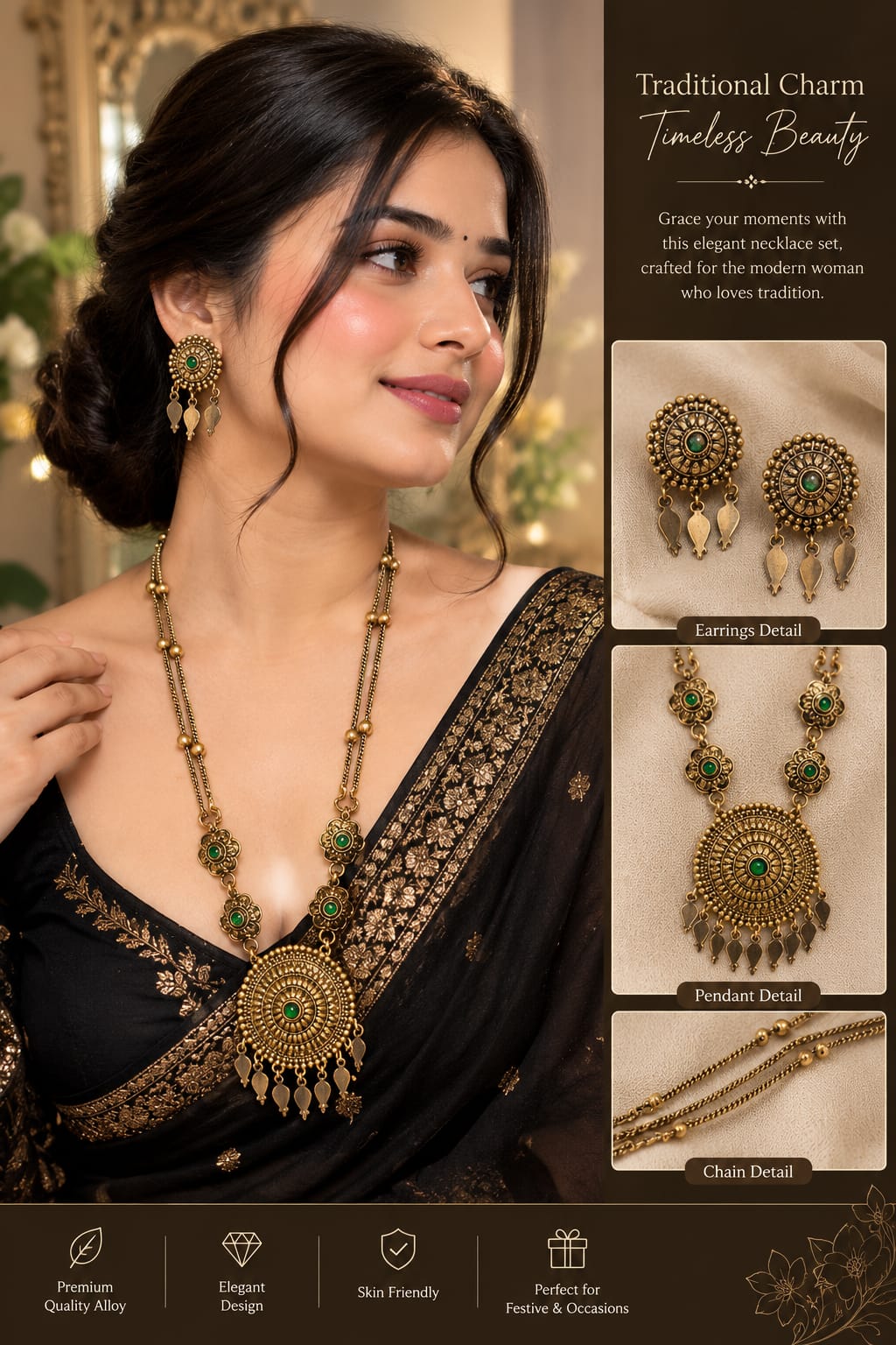 Priyara Rajwada Necklace Set