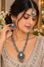 Priyara Chandrika Floral Heritage Necklace Set