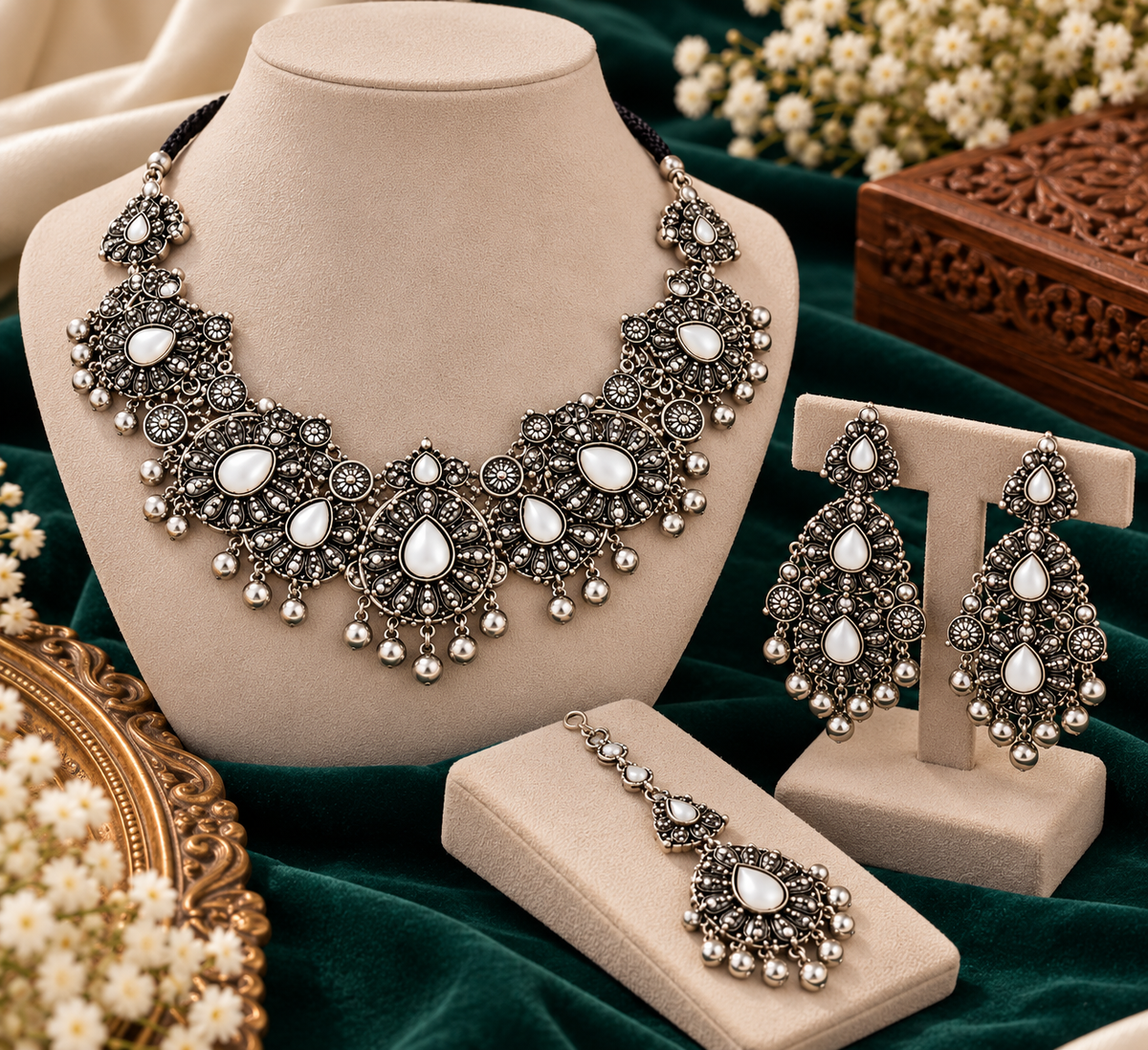 PRIYARA Noorika Heritage Necklace Set